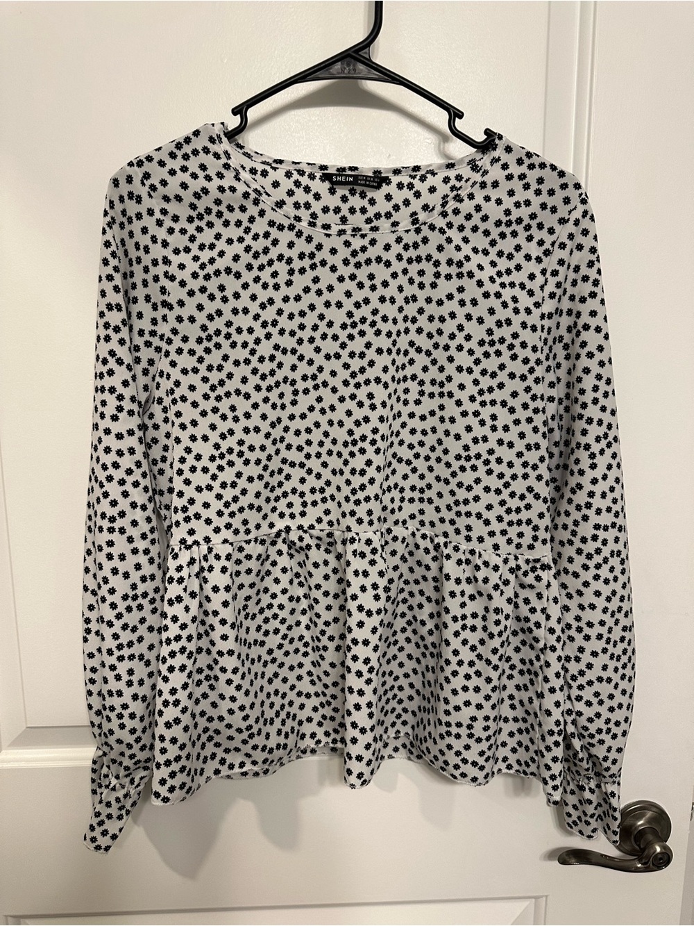 Floral long sleeve top